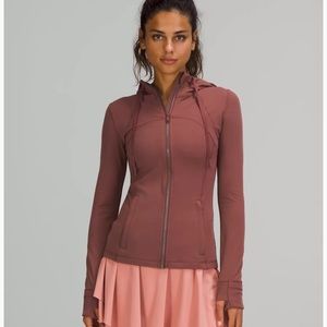 Lululemon Hooded Define Jacket size 10 in Smokey Red
